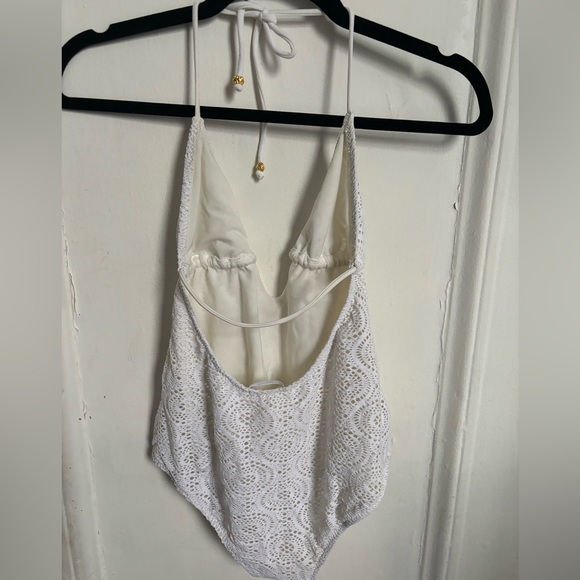 White Eberjey One Piece Bathing Suit - Picture 2 of 4